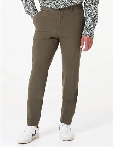 Men's 2-Piece Classic Fit Suit Set | 2-Button Office Blazer & Pleated Pants3