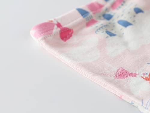 Kids Little Girls Underwear Toddler Baby 100% Cotton Soft Briefs Panties Cartoon Big Girls Undies 1-10 Years (Pack of 6)2