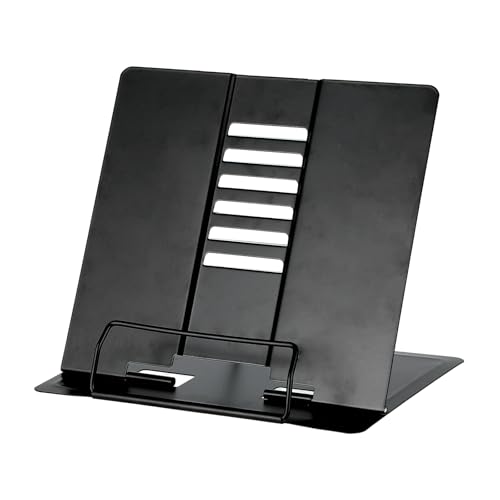 Atril Metálico para Libros, Soporte Ajustable y Portátil, Ideal para Estudio, Lectura y Cocina, Perfecto para Sostener Libros, Partituras y Recetas, Diseño Ergonómico y Resistente para Uso Diario.