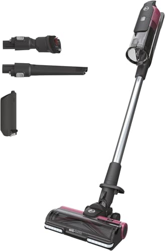 Hoover Akku-Staubsauger HF9 Home I Bis zu 240 m² BZW. 60 Min. Laufzeit mit 2 Akkus I Leistungsstarker Staubsauger kabellos & beutellos I Akkusauger mit Anti-Twist Düse mit LED-Licht für alle Böden