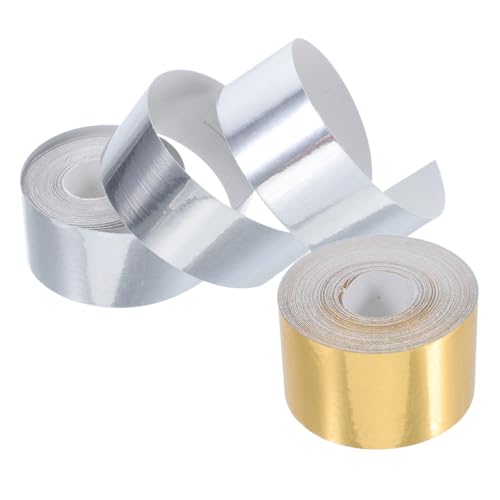 Alipis 2 rollos Cinta Adhesiva Flexible PVC para Sellar Huecos Cocina de Diseño Acero Inoxidable Cepillado Resistente al Aceite para Fregadero y Estufa