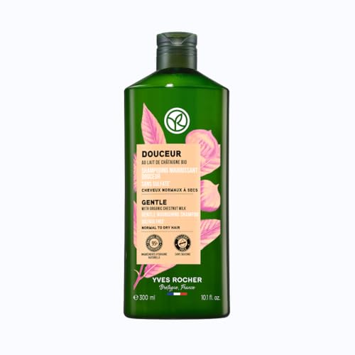 Yves Rocher PFLANZENPFLEGE HAARE Mild & Sanft Shampoo OHNE SULFATE| Genährtes, leicht kämmbares Haar