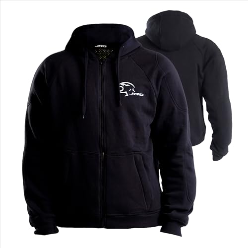Image of JAG Motorcycle Protective Hoodie with Partial Aramid Lining, Riding Jacket