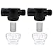 Smaeti Water Pump Strainer Filter for RV Replacement 1/2 inch NPSM Inlet, 1/2 inch NPSM Inlet and Outlet Compatible with WFCO Shurflo Pumps-2 Pack