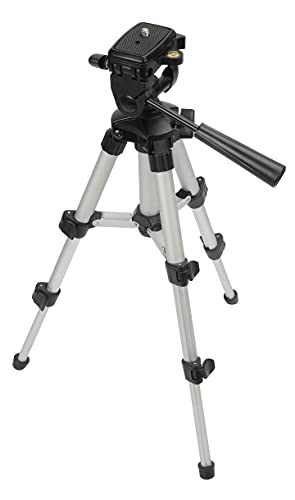 PREXISO Laser Level Tripod Aluminum Lightweight Compact Tripod Stand with Tilting Head, Bubble Level, Quick Release Plate with 1/4"-20 Screw Mount for Line & Point Lasers Distance Measuring (20 Inch)
