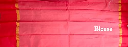 Image of VFCollections Women's Kanchipuram Silk Bridal Pure Pattu Cream White Sarees With Blouse