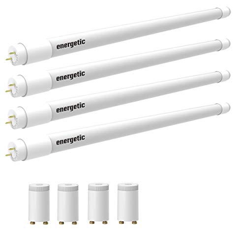 Preisvergleich Produktbild 4er Set Energetic LED Röhre 120cm Leuchtstoffröhre 1890 Lumen Leuchtstofflampe Warmweiß Stabröhre Neonröhre G13