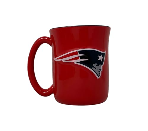 logobrands 619-C15CAM: New England Patriots 15oz Cafe Mug
