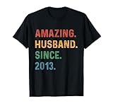 Photo Gallery amazing husband since 2013 - 11° anniversario di matrimonio maglietta Photo Gallery amazing husband since 2013 - 11° anniversario di matrimonio maglietta