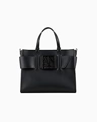 Idea Regalo - Armani Exchange Susy Big Tote, Borse a Tracolla Donna, Nero, TU