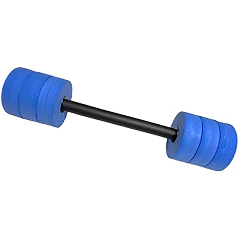 Kemp USA Aquatic Bar Float | Pool Barbells for Water Aerobics | Swimming accessories & Swimming Pool Exercise Equipment Cover