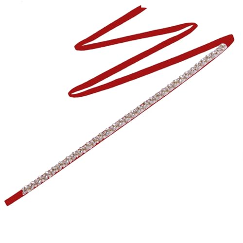 Rhinestone Pearl Belt Female Bridal Wedding Dress Sash Thin Party Decoration Girdles Women's Accessories