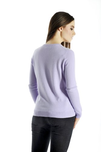 Cashmere Boutique 100% Pure Cashmere Crew Neck Sweater for Women – Long Sleeve, Classic Style, Soft and Warm Pullover Sweater4