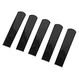BESTonZON 5 Stück Saxophon -Schilf für Pädagogen Alto Reed für Saxophon Instrumentenzubehör Alt Sax Musical Reeds Starter Kit Musikzubehör Student Alt Sax Black