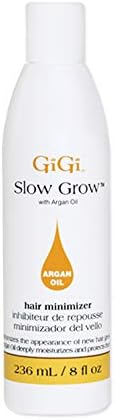 GiGi Post Waxing Treatment, Slow Grow Hair Inhibitor Lotion with Argan Oil, Hair Growth Minimizer for Men and Women, 8 oz, 1 Pack