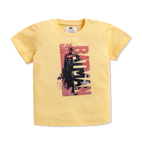 Image of Amazon Brand - Jam & Honey Boys Half Sleeve Graphic Printed T-Shirt | Round Neck | Regular Fit | Cartoon Characters (Available from 4-8 Years) (Pack of 3)