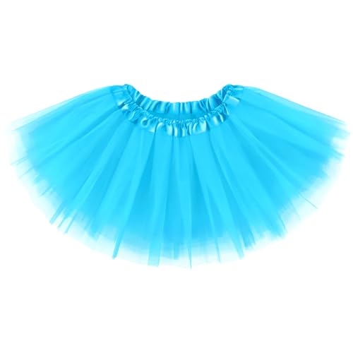 Light Blue Tutu Women Teal Tutu Womens Light Blue Tulle Skirt Tutus for Women Turquoise Tutus Fairy Costume for Woman