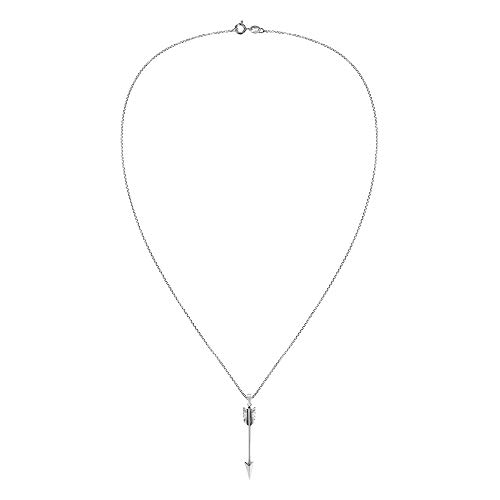 AeraVida Valiant Hunter's Arrow .925 Sterling Silver Pendant Necklace | Elegant Hunting Arrow Charm Pendant for Women | Nature-Inspired Sterling Silver Jewelry4