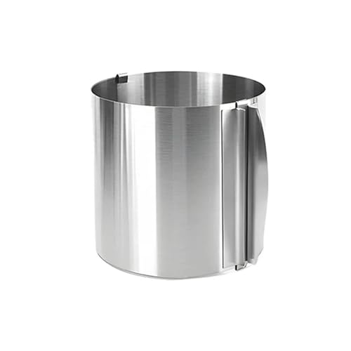 Anillo Para Tartas Anillo for pastel de 6 a 12 pulgadas, molde redondo ajustable de acero inoxidable for pasteles y Mousse, herramientas for hornear, molde decorativo for pasteles, anillo for hornear