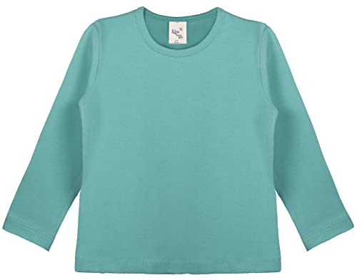 Image of Lilax Girls' Basic Long Sleeve Round Neck Cotton T-Shirt