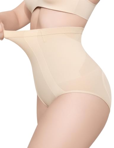 Image of KLVEE Shapewear Tummy Control Panties High Waisted Seamless Briefs