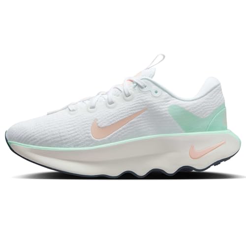 Nike Motiva Women's Walking Shoes (HQ3506-100, White/Mint Foam/Sail/Sunset Tint)