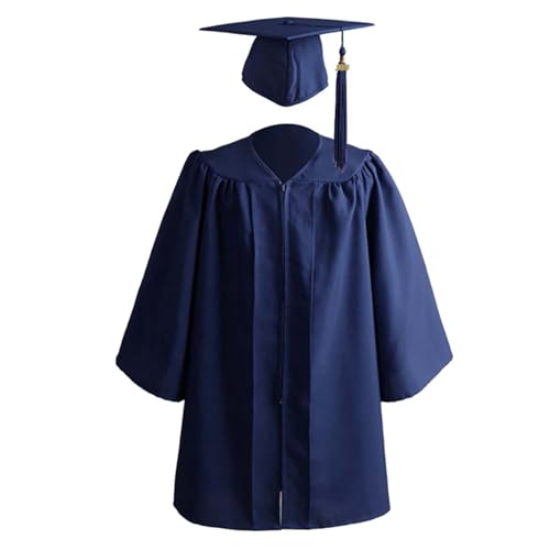 Image of Kindergarten 2025 Graduation Cap and Gown Tassel Sets with Charm 2PCS Graduations Stoles for Kids Grad Party Clothes