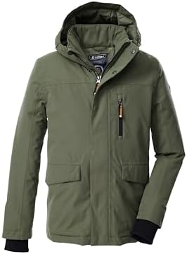 Killtec Jungen Outdoorjacke/Funktionsjacke mit Kapuze KOW 233 BYS JCKT, oliv, 128, 43585-000