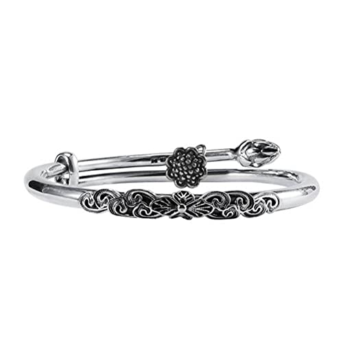 Bijoux sculptés en argent S925 le cadeau idéal pour femme amoureuse d'art