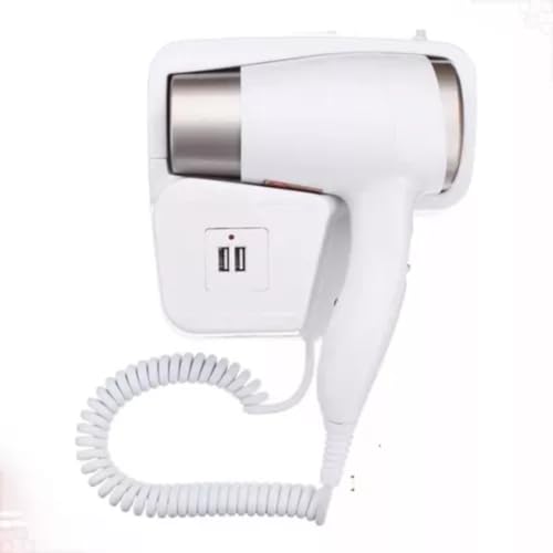 Secador Cabelo Suporte Parede Banheiro Hotel Doméstico 110V ou 220V