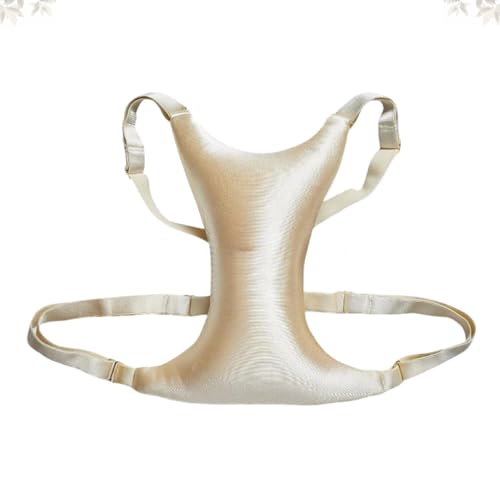 Golden Chest Support Pillow for Sleep and Relaxation