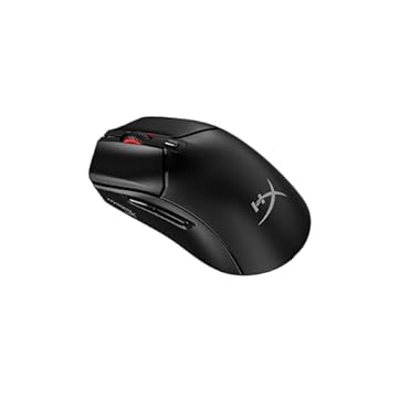 Mouse Gamer sem Fio HyperX Pulsefire Haste 2 Core - Longa Duração de Bateria, Leve, Sensor Principal Personalizado, Conectividade sem Fio Dupla, Preto