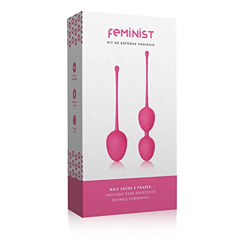 Kit de Esferas Vaginais Feminist com Vibração Mecânica