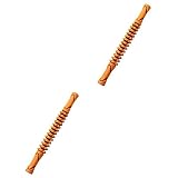 INOOMP 2pcs Spike Massage Stick Handheld Massager Yoga Roller Manual Massage Tools Handheld Back Mas