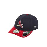 New Era MLB 9FORTY M-Crown Snapback Hat (US, Alpha, One Size, Navy/Red, St. Louis Cardinals)