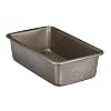 Goodcook Aluminized Steel Diamond Infused Non Stick Coated Textured Bakeware Loaf Pan champagne pewter