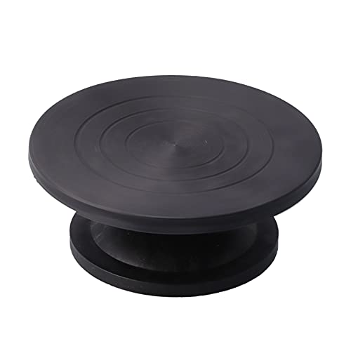 Pilipane Professional Sculpting Wheel Clay Making Pottery Cake Decorating Turntable Craft Wheel for Ceramic Artists and Cake Designers Plastic Material 12cm Height (plastic)