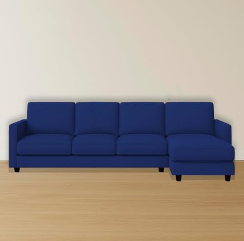 Image of The MM Furniture store Premium Fabric Sofa - Sapphire (6 Seater - RHS)