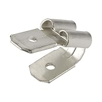 Narva Non-Insulated 2 Way Male/Female Connector, 17 Pieces, 6.3 mm x 0.8 mm Diameter