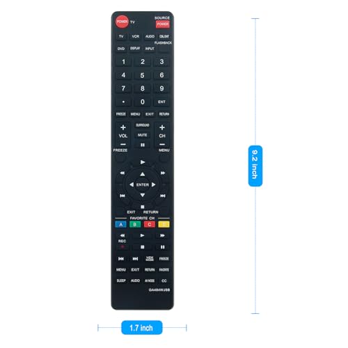 Télécommande GA484WJSB Sharp Aquos Remplacer Contrôle Perdu TV LC-32D40U