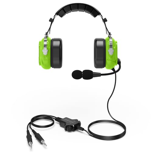 WODASEN Aviation Headset for Pilots Student Flight School