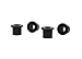 Nolathane REV164.0022 Black Spring Bushing (Spring Eye Rear Rear)