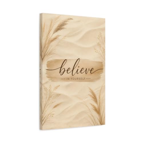 Toile bohème Nature Believe 40x60 cm pour habiller un mur vide au salon