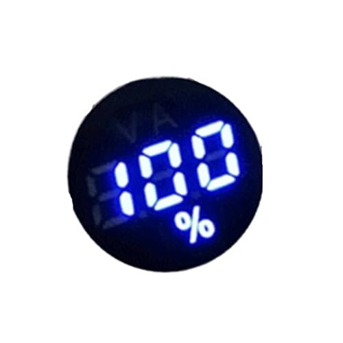 Voltmètre à affichage numérique LED DC 4.0-130V étanche pour testeur 12V 24V