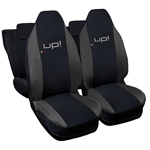 Housses de siège Lupex Shop Up_N.GS Noir/Gris foncé pour protection voiture