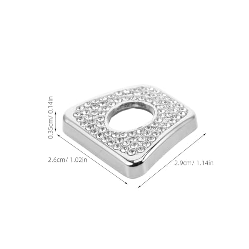 Calcomanías de diamantes de imitación y aleación para perno de puerta de automóvil 2