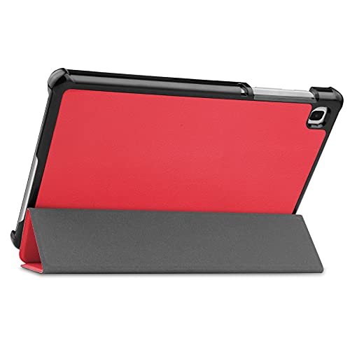 Case Compatible With For Samsung Galaxy Tab A7 Lite/T220/T225 Tablet Cases Slim Light-Weight Pu Leather Smart Tablet Shell Cover Foldable Stand Case Fit (Red) #TOP3