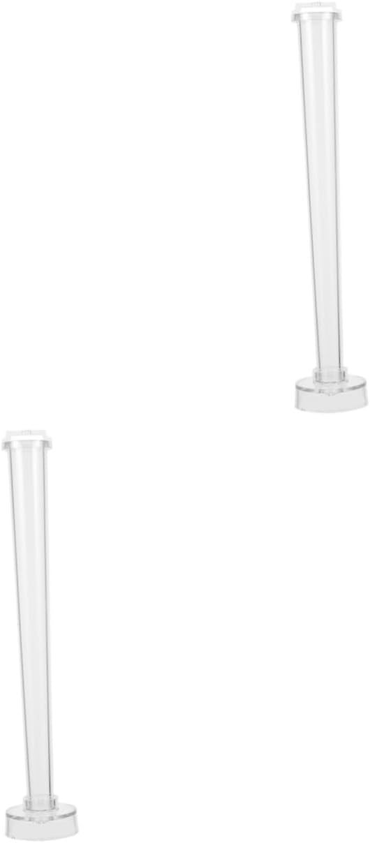 STOBOK 2pcs Candle Mold Candle DIY Mold Candle Wax Mold Plastic Mold for Taper Plastic Mold Making Taper Candle Plastic Mold Wax Mold for Candle Making Plastic Taper Mold Pillar Mold