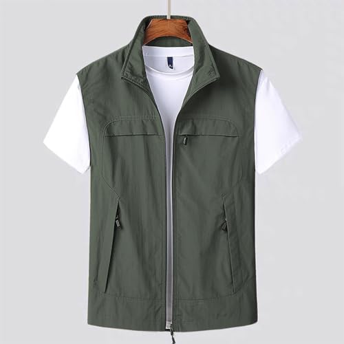 Chaleco traje hombre acolchado casual invierno ajuste estrecho cómodo 2