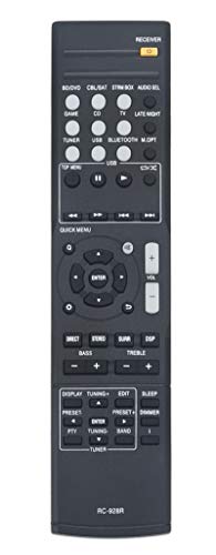 RC-928R Replaced Remote fit for Onkyo Home Theater AV Receiver TX-SR252 TX-SR383 HT-R395 HT-S3800 HTS3900 HT-S3900 HTR397 HT-R397 HTP395 HTP-395 TXSR353 TX-SR353 TXSR373 TX-SR373